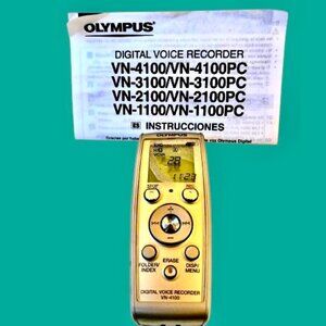 Olympus VN-4100 Digital Voice Recorder Micro Mini with Instructions